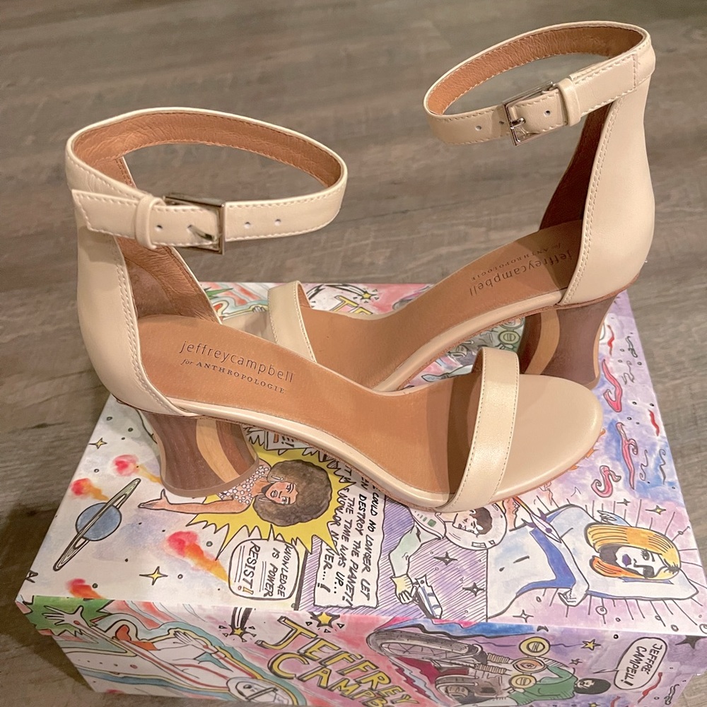 💋 NWT Jeffrey Campbell wooden high heels